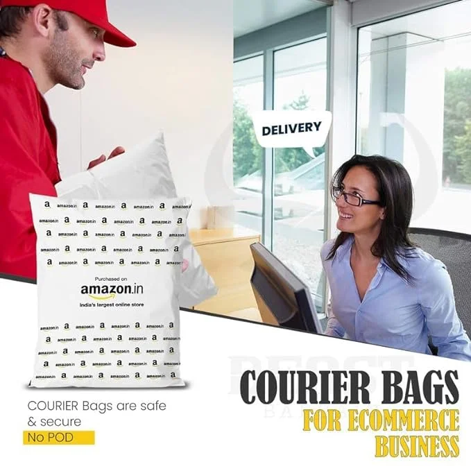AMAZON PRINTED COURIER BAG