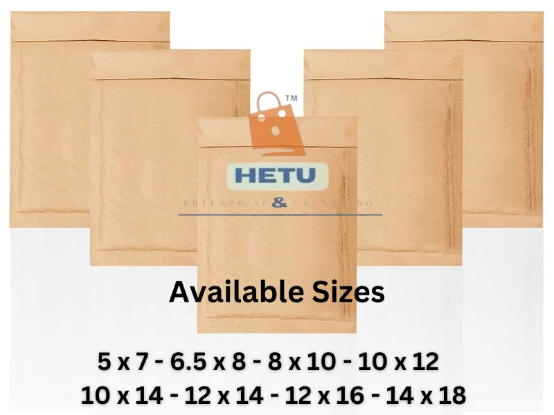 BROWN PAPER BUBBLE COURIER BAGS